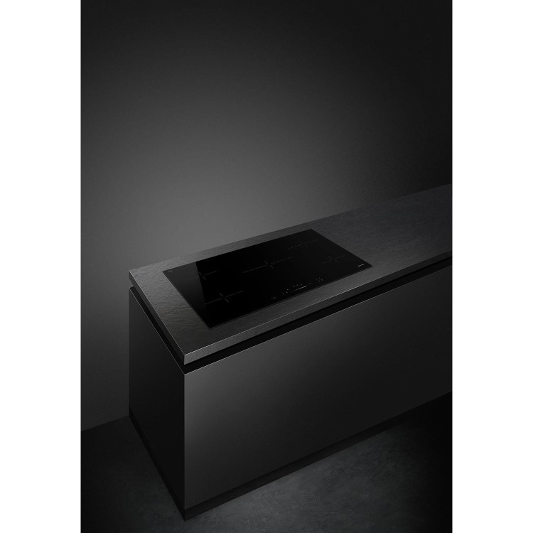 Refurbished Smeg SE495ETD 90cm 5 Zone Ceramic Hob Black