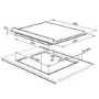 Smeg SE706SX3 Cucina 70cm Gas Hob in Stainless Steel