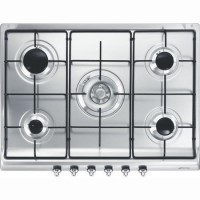 Smeg SE70S-5 70cm "Classic" Gas Hob with Enamelled Pan Supports