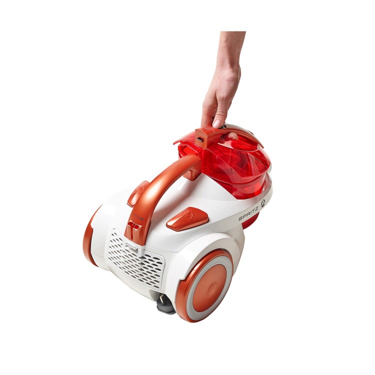 Hoover SE71SZ04001 Spritz 700W Cylinder Vacuum Cleaner Red And White