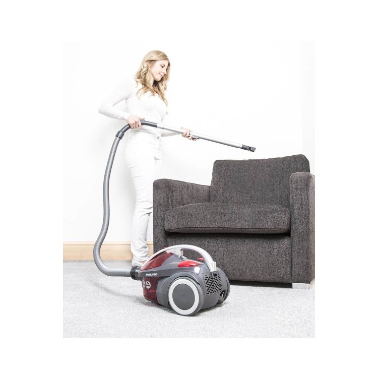 Hoover SE71_WR01 Whirlwind Cylinder Bagless Vacuum Cleaner - Grey And Red