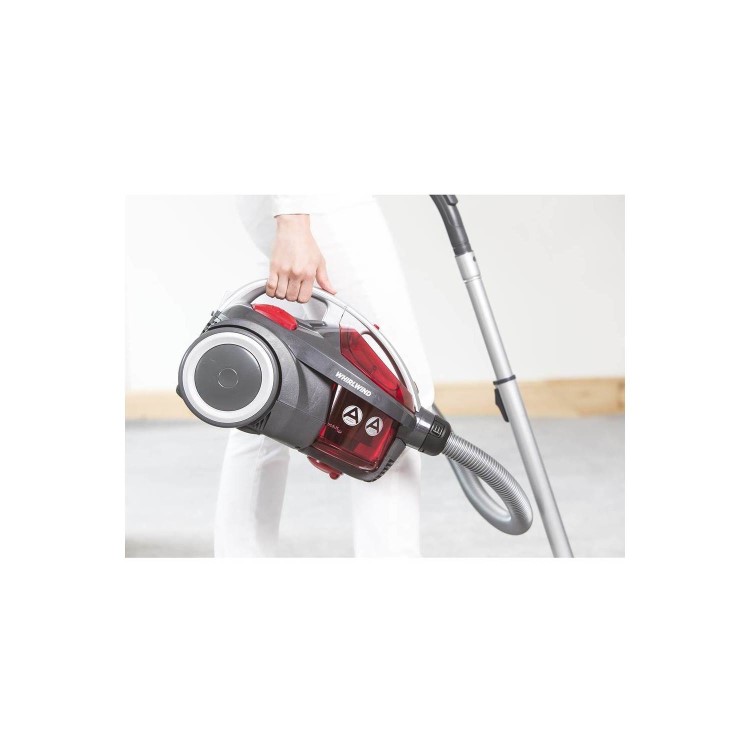 Hoover SE71_WR01 Whirlwind Cylinder Bagless Vacuum Cleaner - Grey And Red