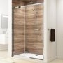 1400 Sliding Shower Door - 8mm Easy Clean Glass - Taylor & Moore