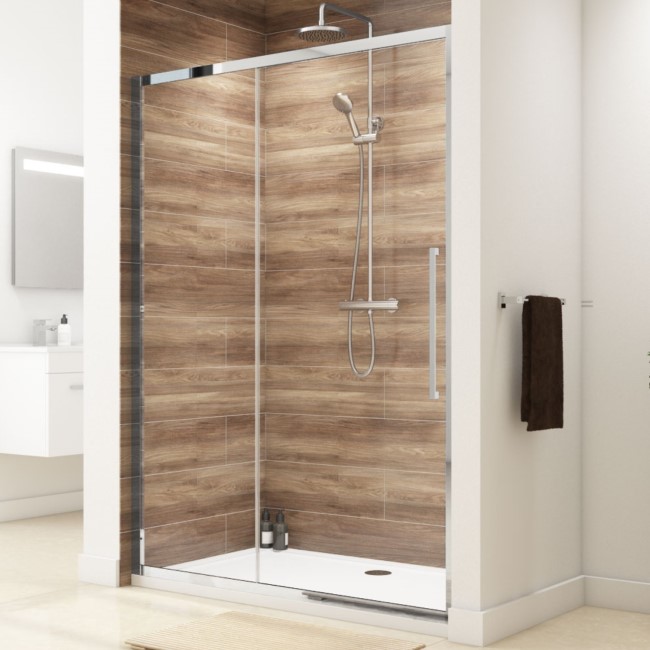 1400 Sliding Shower Door - 8mm Easy Clean Glass - Taylor & Moore