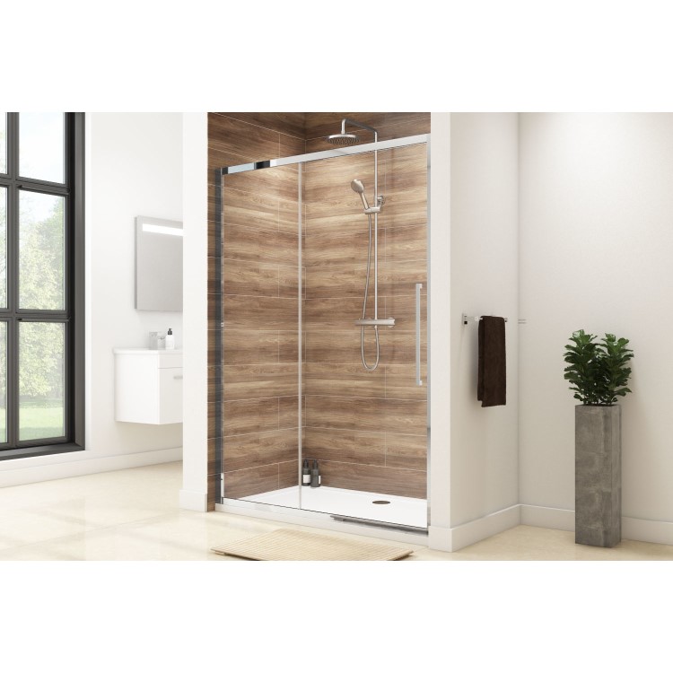 1400 Sliding Shower Door - 8mm Easy Clean Glass - Taylor & Moore