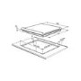 Smeg SER60SX3 60cm "Classic" Gas hob with Stainless steel pan stands
