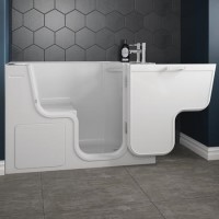 Right Hand Walk In Bath with Panels and Seat 1300 x 600mm - Serenity Right Hand Walk In Bath with Panels and Seat 1300 x 600mm - Serenity