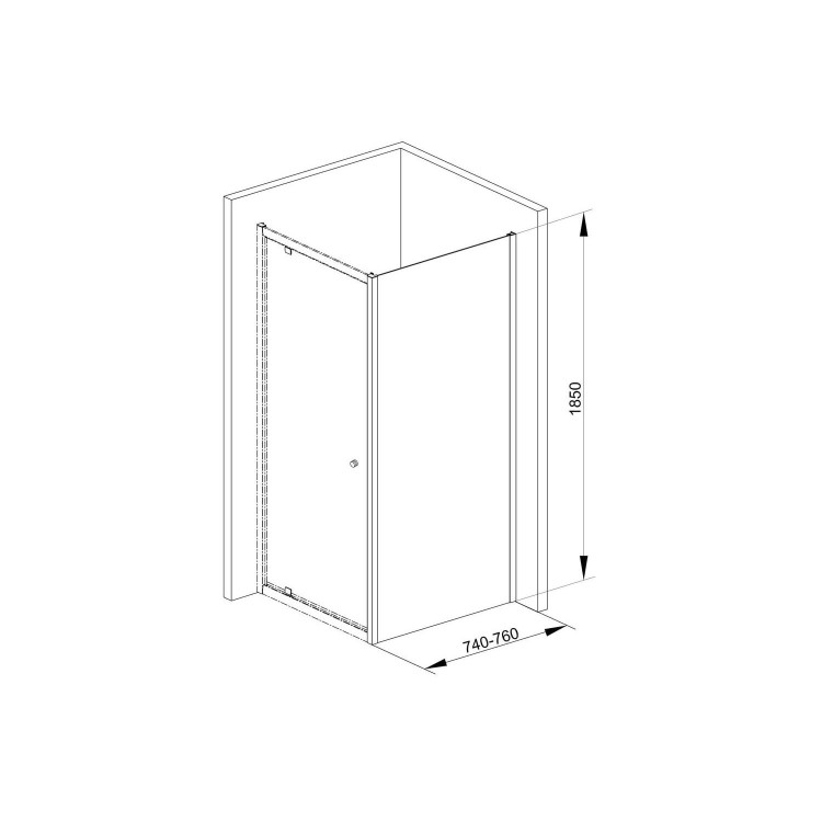 6mm Side Panel  -  760 x 1850mm
