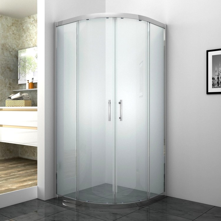 Quadrant Shower Enclosure with Twin Sliding Door - 1000 x 1000mm