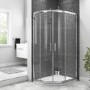 Offset Quadrant Sliding Shower Enclosure 1200 x 900mm - 6mm Easy Clean Glass - Taylor & Moore Range