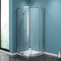 800 x 800 Quadrant Sliding Shower Enclosure - 4mm Glass - Taylor & Moore