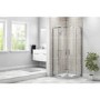 Shower Enclosure with Twin Sliding Door 800 x 800mm - 6mm Glass - Taylor & Moore Range