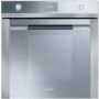 GRADE A2 - Smeg SF106 Linea Multifunction 70L Electric Single Oven - Silver Glass