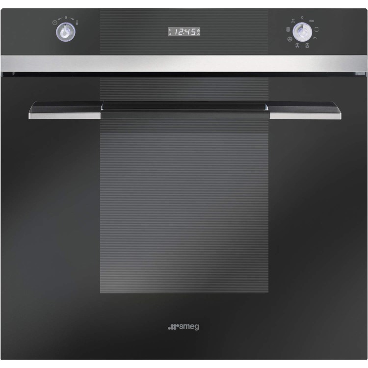 Smeg SF109N Linea Multifunction Electric Built In Single Maxi Oven - Black