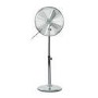 electriQ 16 Inch Oscillating Pedestal Fan - Chrome