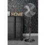 electriQ 16 Inch Oscillating Pedestal Fan - Chrome