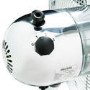 electriQ 16 Inch Oscillating Pedestal Fan - Chrome