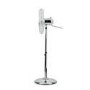 electriQ 16 Inch Oscillating Pedestal Fan - Chrome