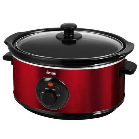 Swan SF17020ROUN 3.5 Litre Rouge Slow Cooker