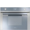 Smeg SF4120MC Linea 45cm Height Compact Combination Multifunction Microwave Oven Stainless Steel