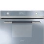 Smeg SF4120VCS Linea Compact Combination Steam Oven Silver Glass
