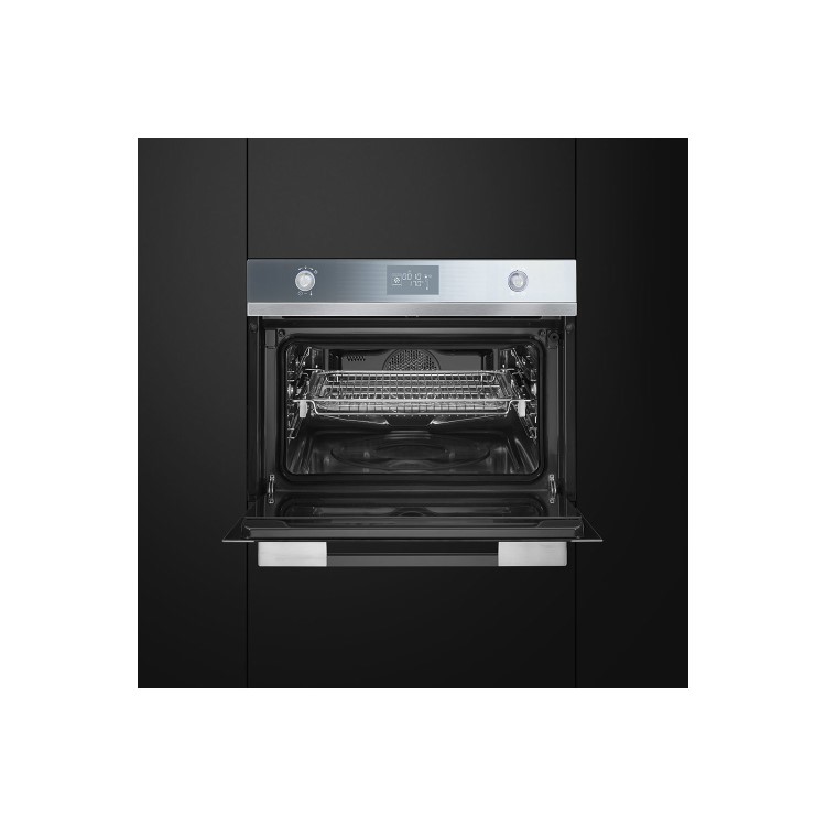Smeg SF4120VC Linea Compact Combination Steam Oven Stainless Steel