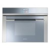 Smeg SF4140MC SF4120MC Linea 45cm Height Compact Combination Multifunction Microwave Oven Stainless Steel