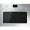 Refurbished Smeg Cucina SF4400MX 32L 1000W Compact Combination Microwave Oven Stainless Steel