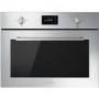GRADE A2 - Smeg SF4400MX Cucina 45cm Height Compact Combination Microwave Oven - Stainless Steel