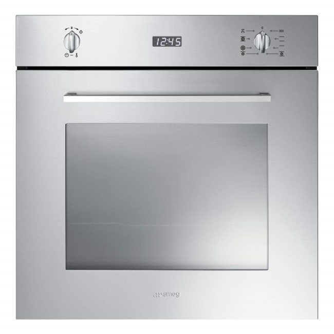 GRADE A1 - Smeg SF485X Cucina 60cm Multifunction Oven With New Style Controls - Stainless Steel