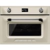 Smeg SF4920MCP1 Victoria 45cm Height Compact Combination Multifunction Microwave Oven - Cream
