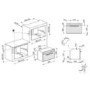Smeg SF4920MCP1 Victoria 45cm Height Compact Combination Multifunction Microwave Oven - Cream