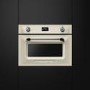 GRADE A2 - Smeg SF4920MCP Victoria 45cm Height Compact Combination Multifunction Microwave Oven Cream
