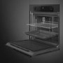 Smeg Musa Electric Single Oven - Black
