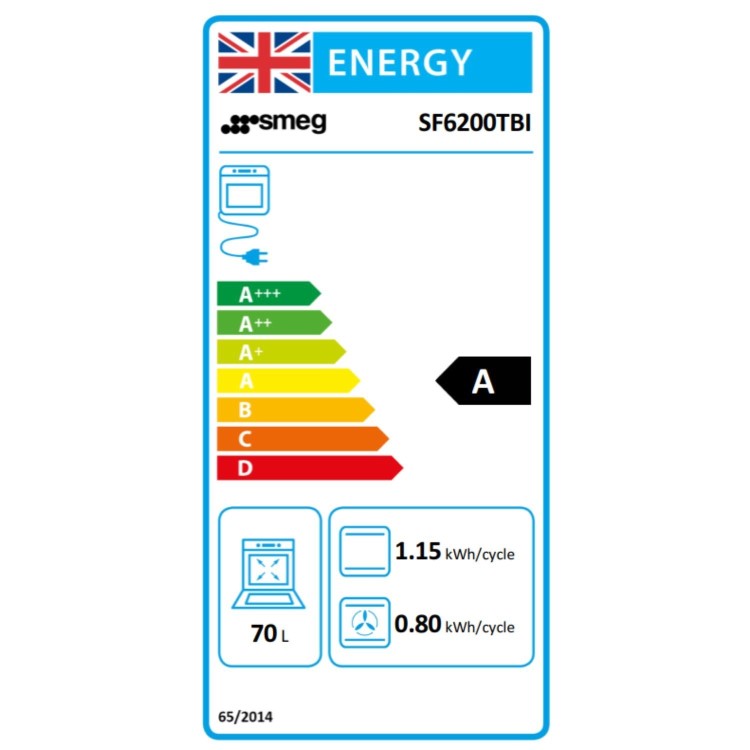 Smeg Musa Electric Single Oven - Black