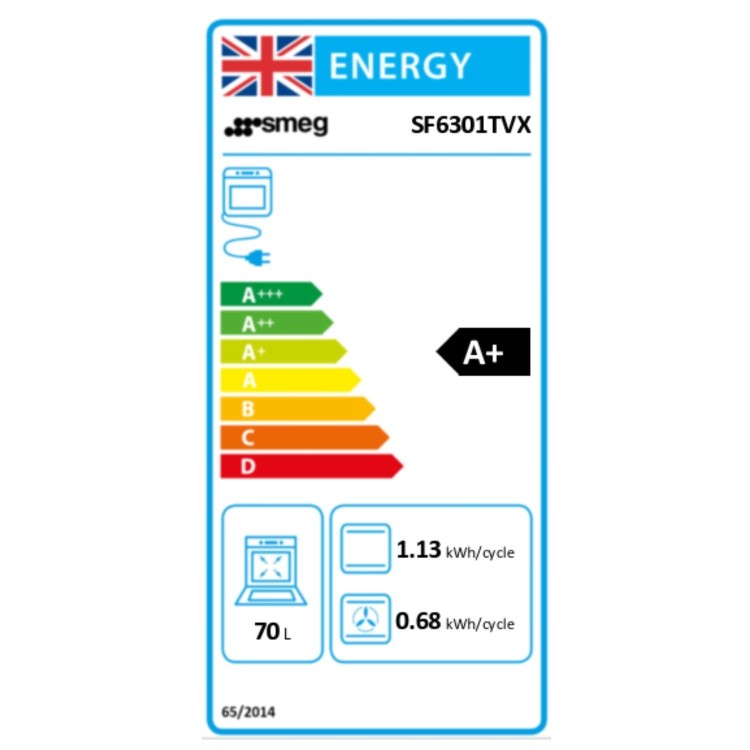 Smeg SF6301TVX Classic Electric Single Oven - Stainless Steel  