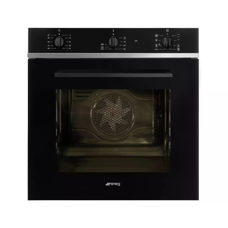 Refurbished Smeg Cucina Single Oven - Black