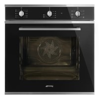 Smeg Cucina Multifuction Single Oven - Black