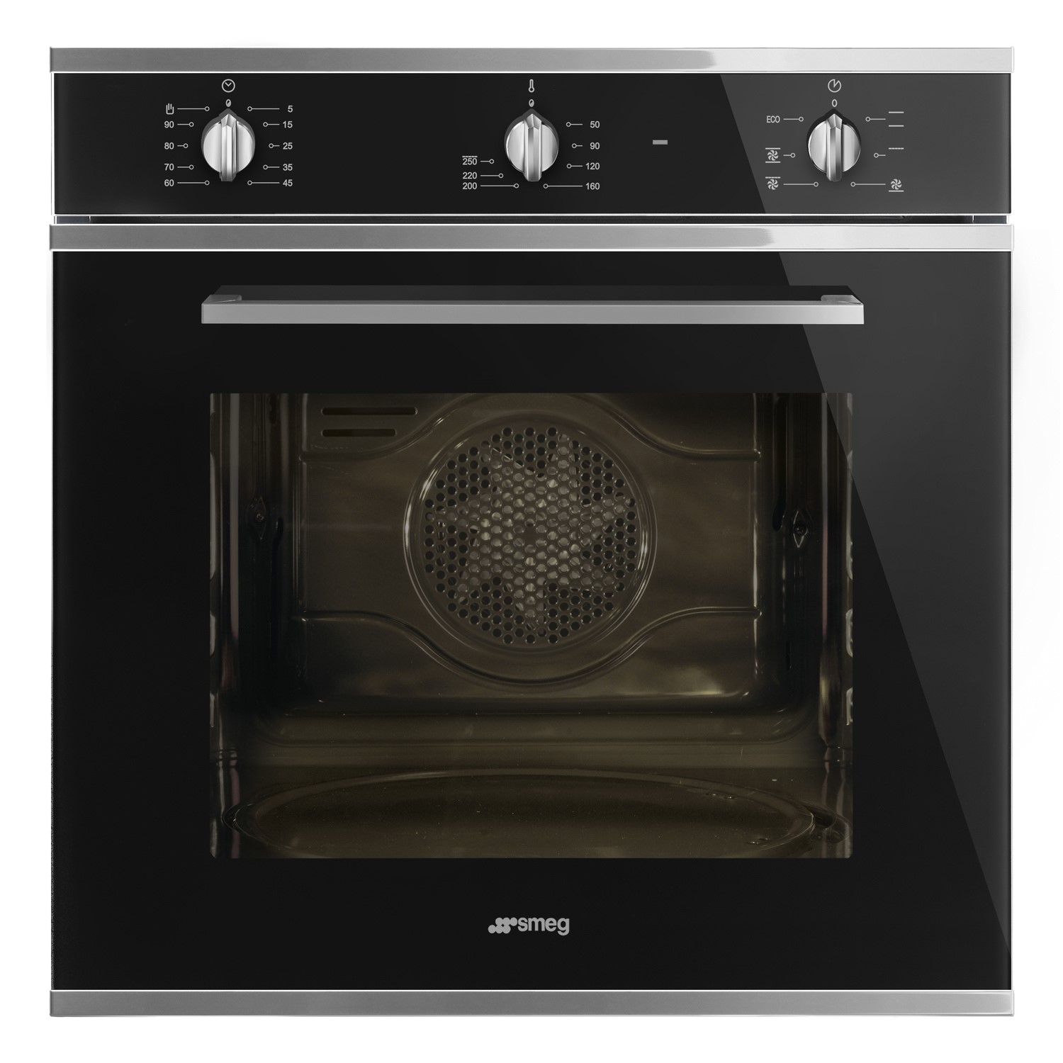 Smeg Cucina Multifuction Single Oven - Black