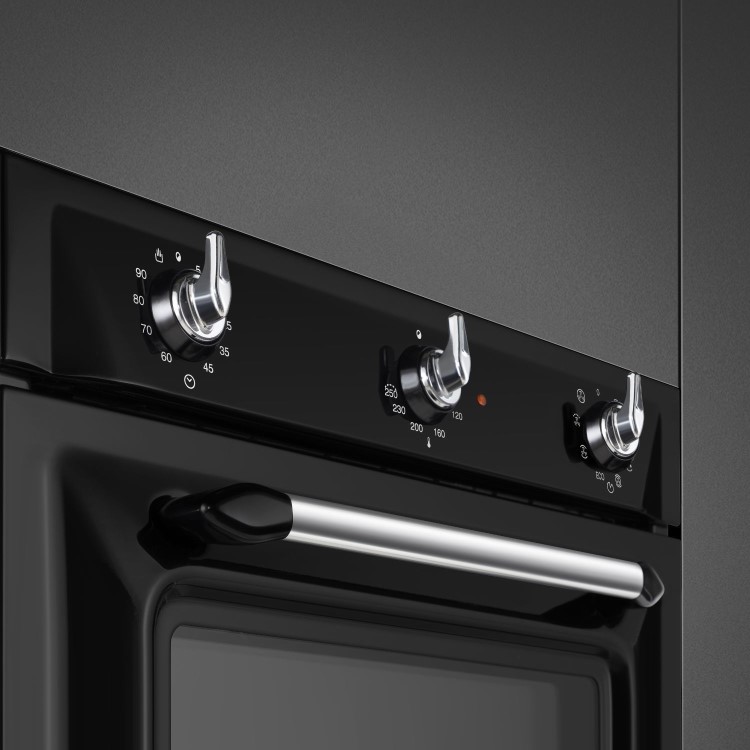 Smeg SF6905N1 Victoria Electric Single Oven - Black