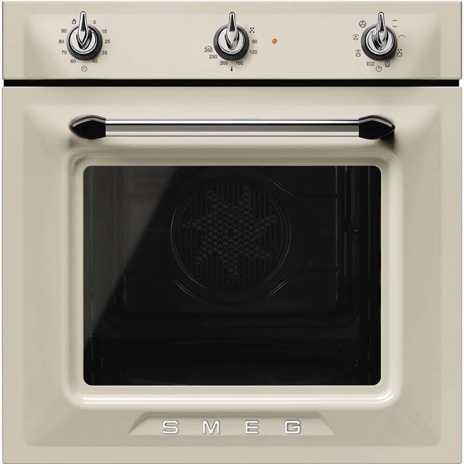 Smeg Sf6905p1 Victoria Electric Single Oven Cream SF6905P1