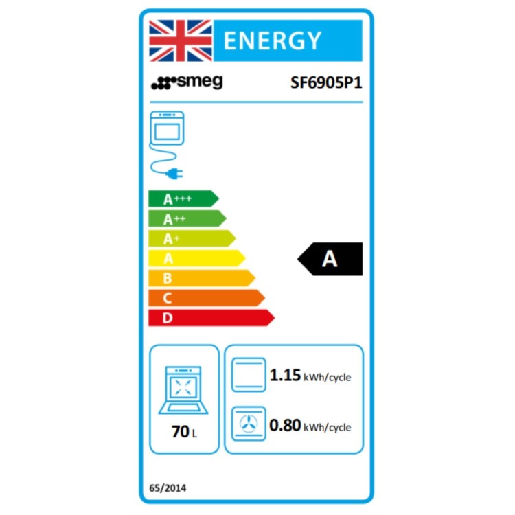 Smeg SF6905P1 Victoria Electric Single Oven - Cream