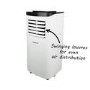 GRADE A1 - Amcor SF8000E Portable Air Conditioner for rooms up to 18 sqm