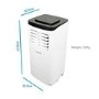 Refurbished Amcor SF8000E-V3 Portable Air Conditioner for rooms up to 18 sqm