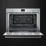 Refurbished Smeg Classic SF9390X1 90cm Multifunction Single Built In Electric Oven Stainless Steel