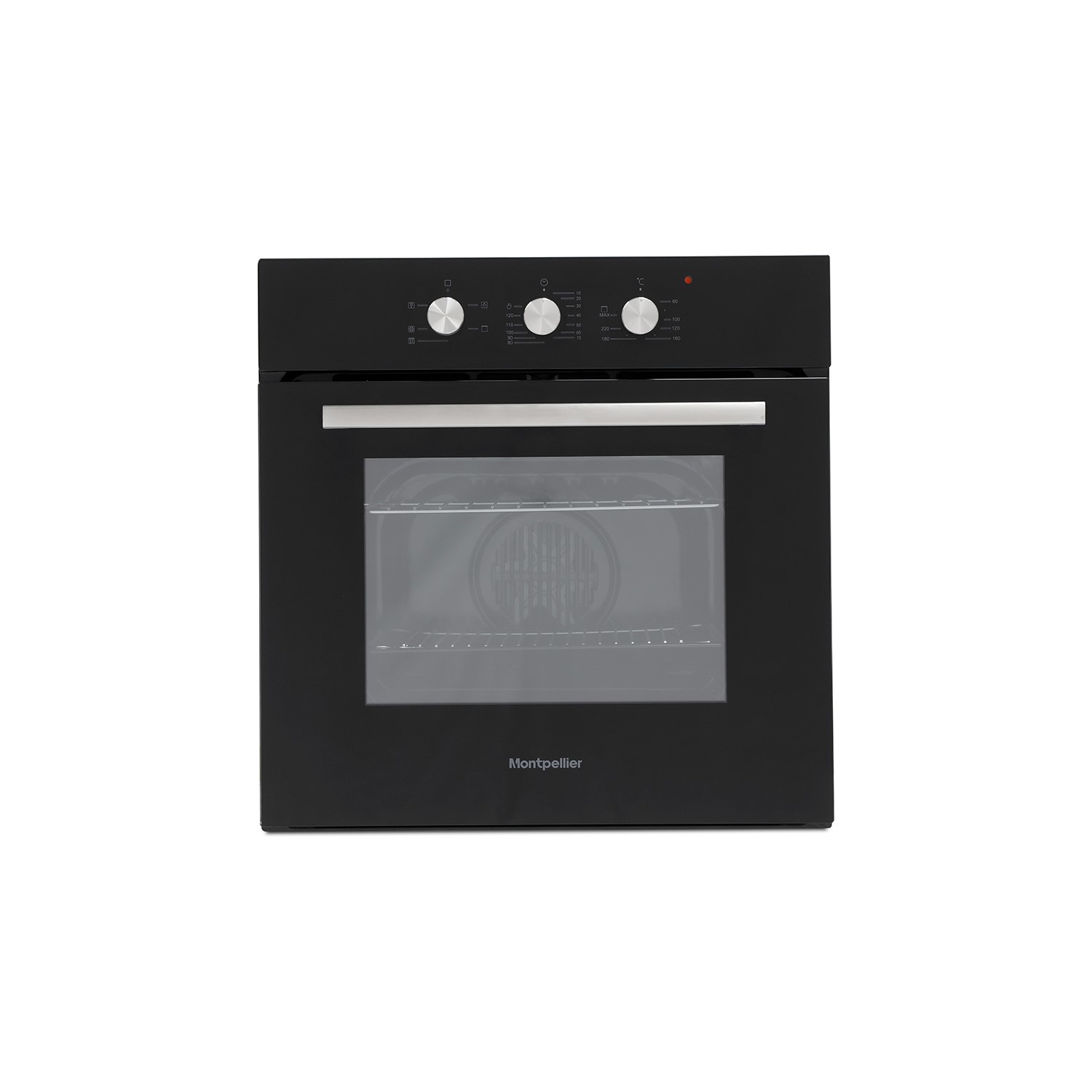 Montpellier SFCP10 57L Built In Electric Single Oven And Ceramic Hob