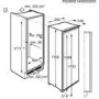 AEG SFE81821DC 54cm Wide Tall Integrated In-Column Fridge - White