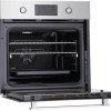 Montpellier SFOM69MX 65L Eight Function Single Oven With Telescopic Runners And Soft Close Door -  Mirror Glass Finish