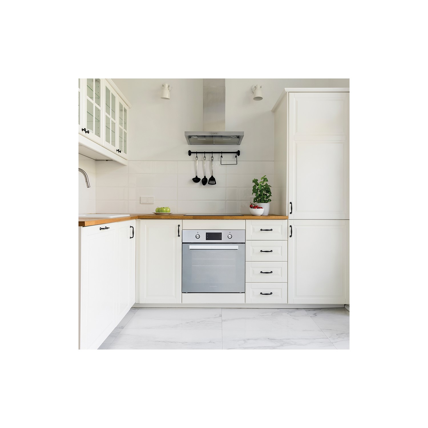 Montpellier Sfom69mx 65l Eight Function Single Oven With