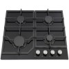 Montpellier SFOP94MFGG Multifunction Oven And Four Burner Gas-on-glass Hob Pack - Black